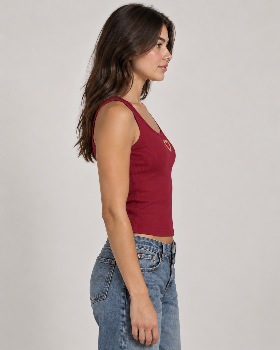 Golden Heart Tank Top