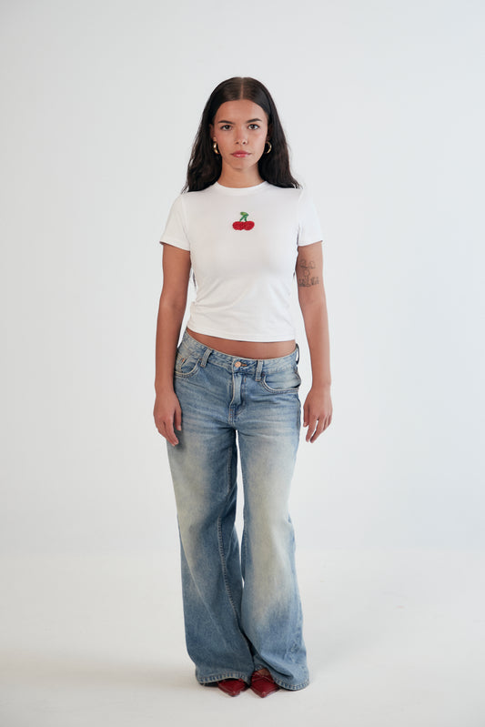 Cherry-on-Top Baby Tee