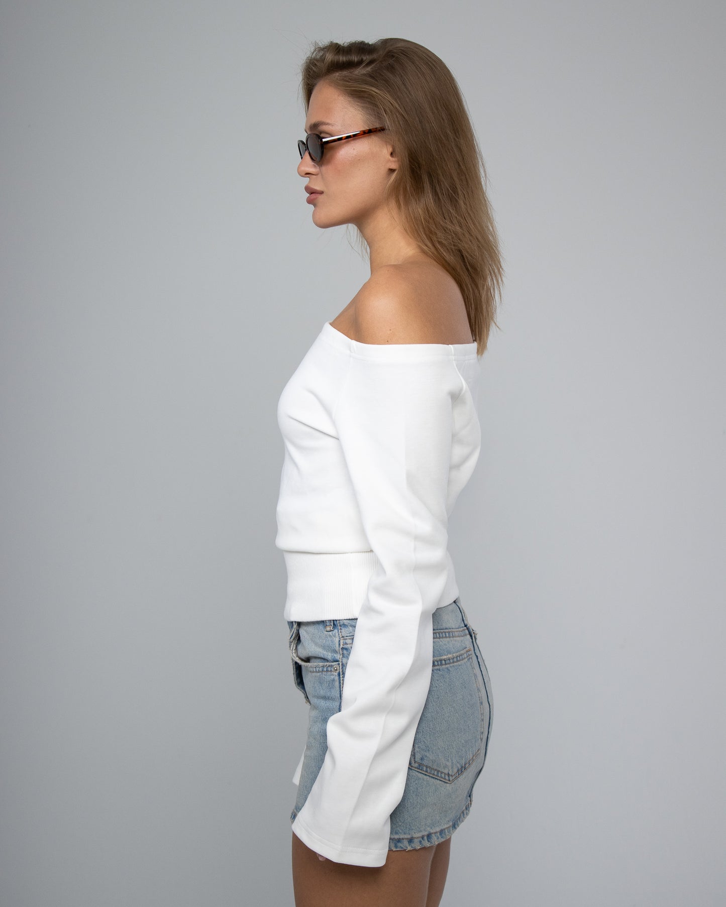 Snatched Off-Shoulder Sweater