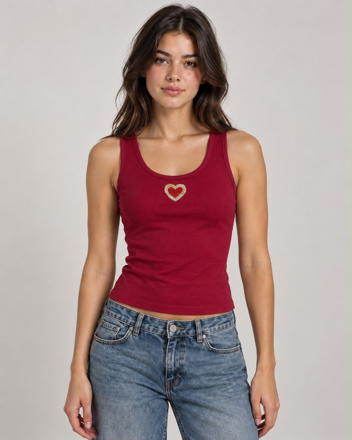 Golden Heart Tank Top